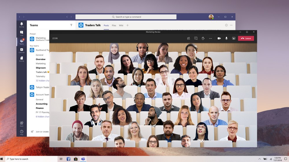 Microsoft Teams - Modo Todos Juntos