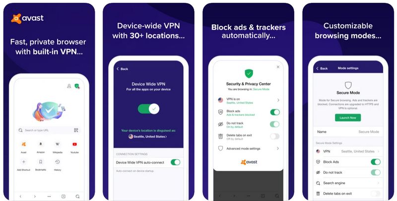 El navegador privado de AVAST ahora en iOS