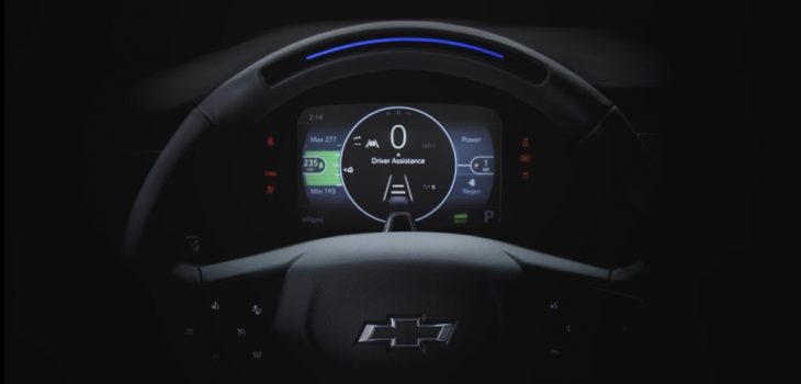 Chevrolet ofrece vista previa del nuevo volante del Bolt EUV 2022
