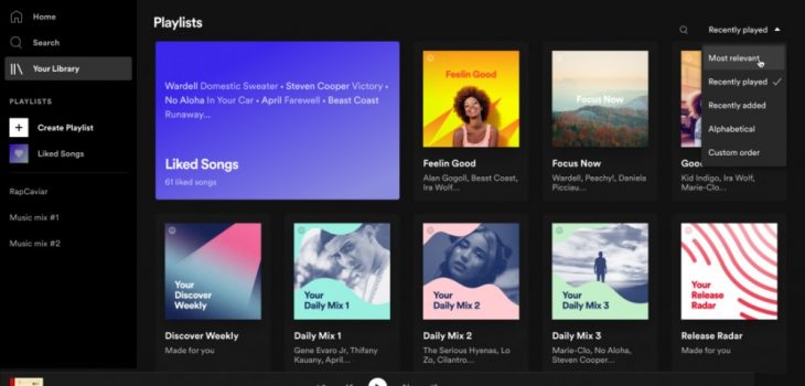 Spotify anuncia rediseño de sus aplicaciones de escritorio y web