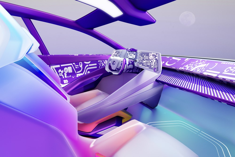 Interiores virtuales alucinantes para el Lexus LF-Z Electrified
