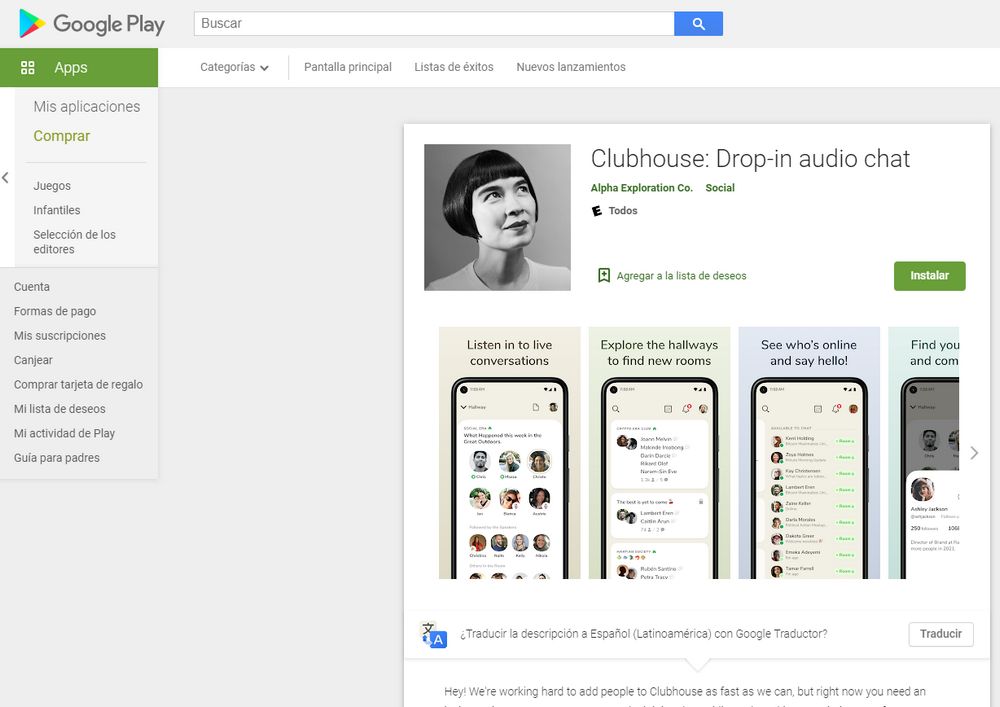 Clubhouse para Android - Google Play