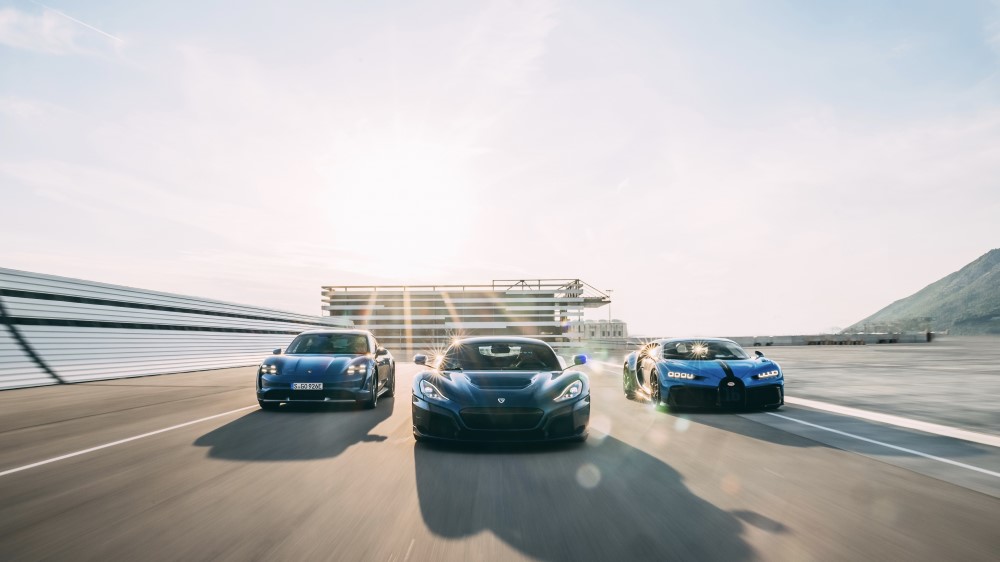 Porsche, Bugatti y Rimac crean una joint venture para fabricar nuevos autos