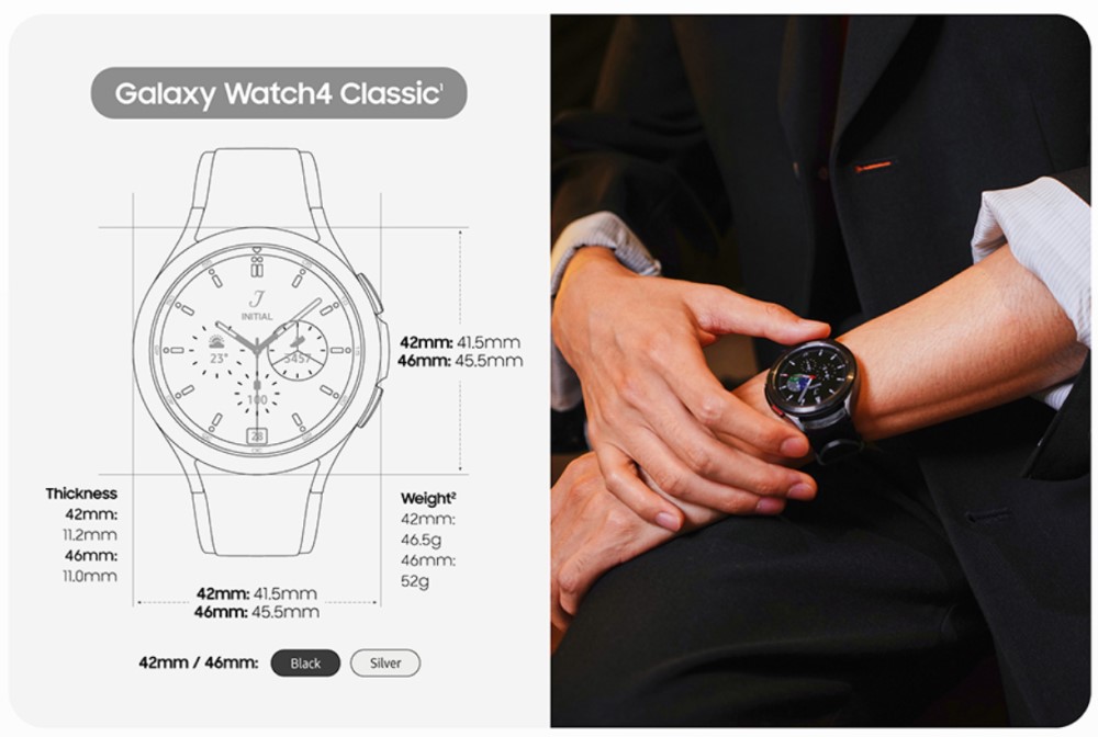 Medidas Galaxy Watch4 Classic
