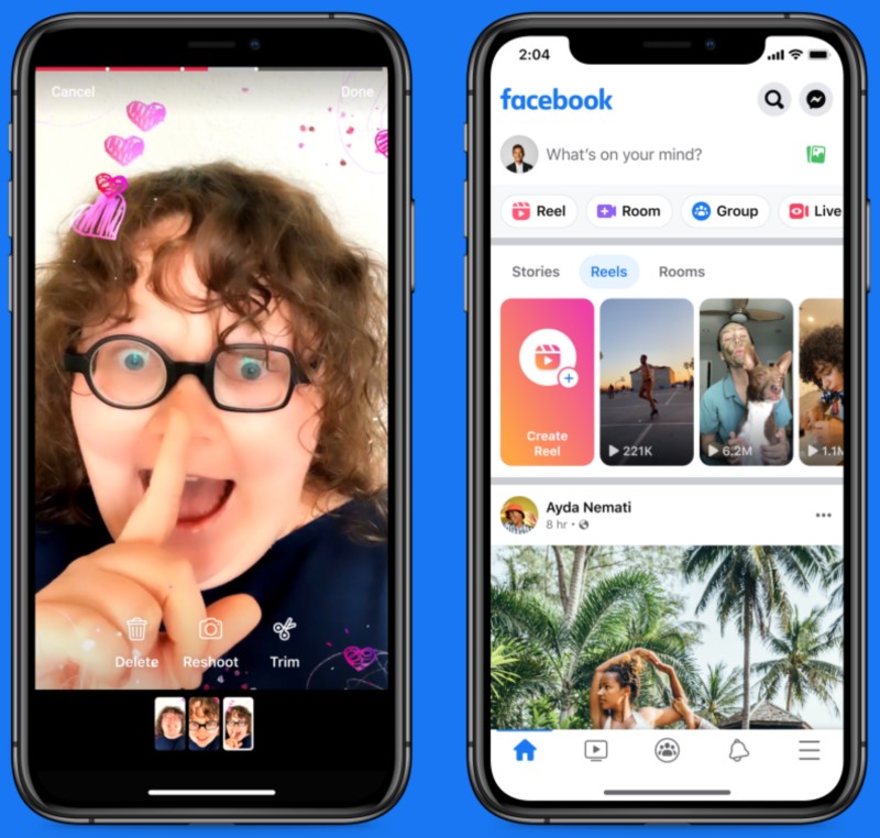 Facebook lanza los Reels de Instagram en su aplicación [iOS-Android]
