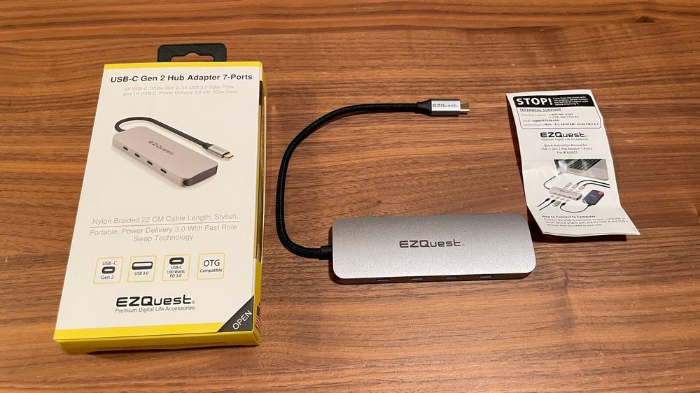 EZQuest USB-C Gen 2 Hub Adaptor 7-Ports