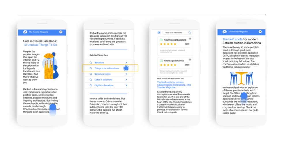 Google introduce Búsqueda Relacionada de contenido en Adsense