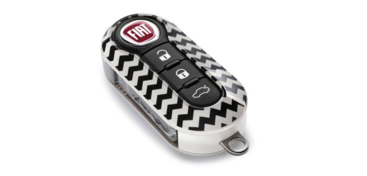 Fiat permite a sus clientes personalizar las carcasas de las llaves del coche