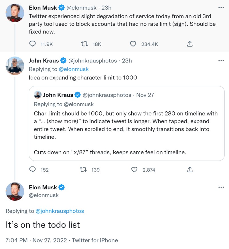 Twitter - Elon Musk - Mil Caracteres