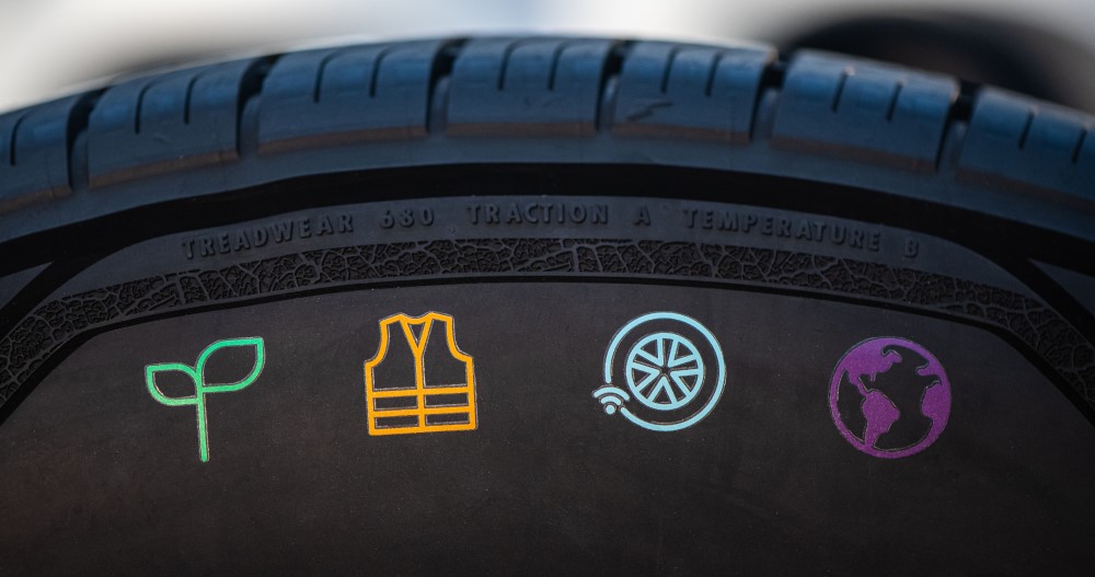 Goodyear presenta neumático de demostración hecho con un 90% de materiales sostenibles