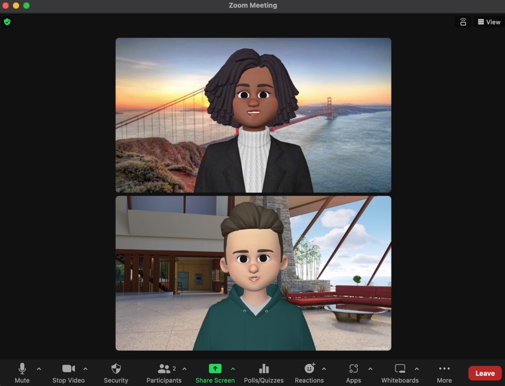 Zoom anunció avatares personalizados con caricaturas de los mismos usuarios thumbnail
