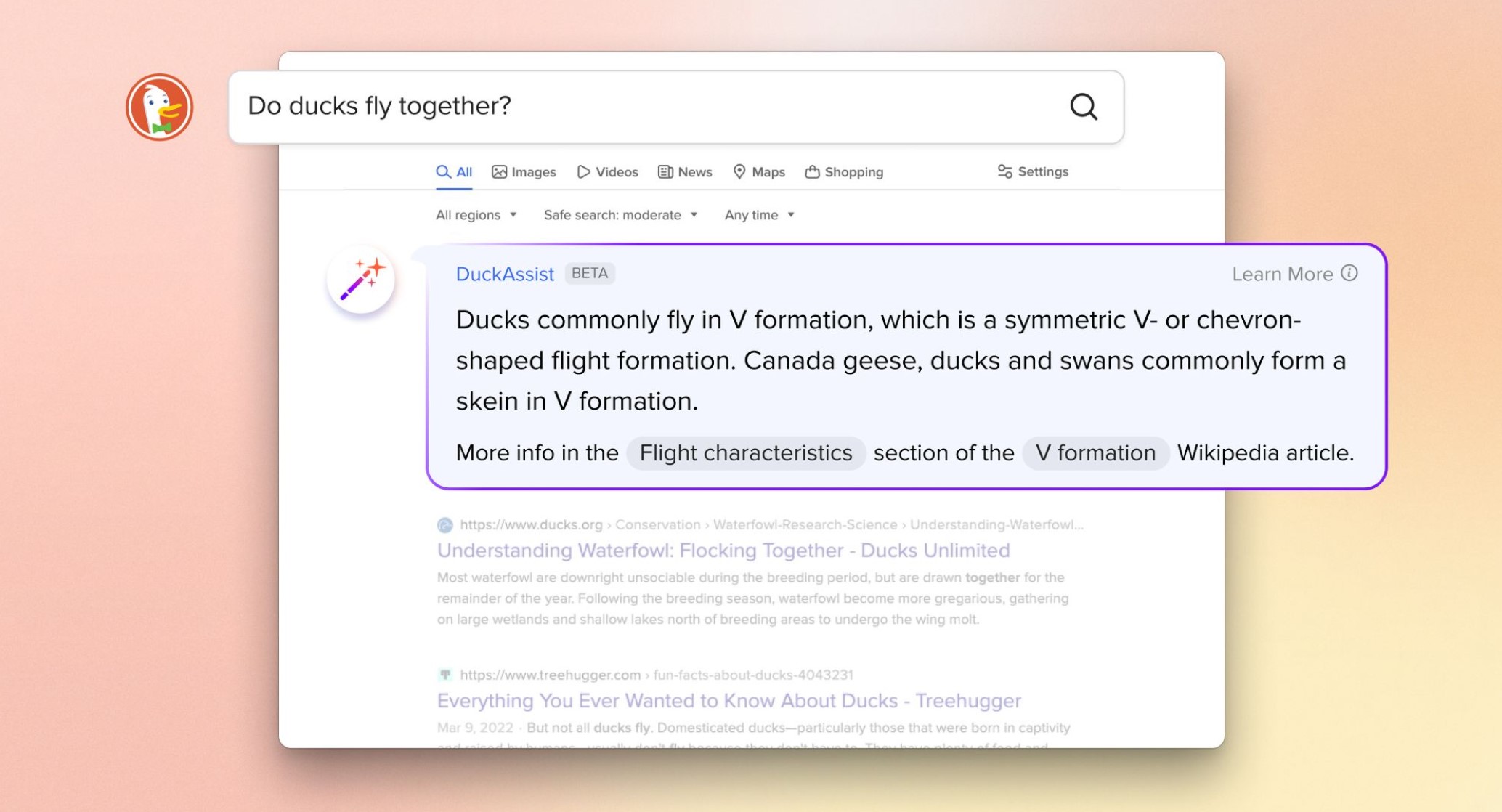 DuckDuckGo lanza DuckAssist, respuestas generadas con ayuda de IA