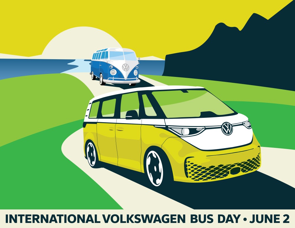 Volkswagen Bus Day, celebrando el pasado y el futuro con el nuevo ID. Buzz