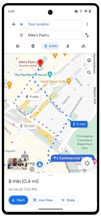 Google Maps Planificador de Viajes