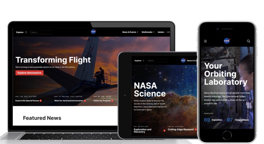 NASA sorprende con nuevo sitio beta e importantes novedades