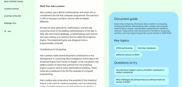 Google anuncia NotebookLM, app para tomar notas basada en IA