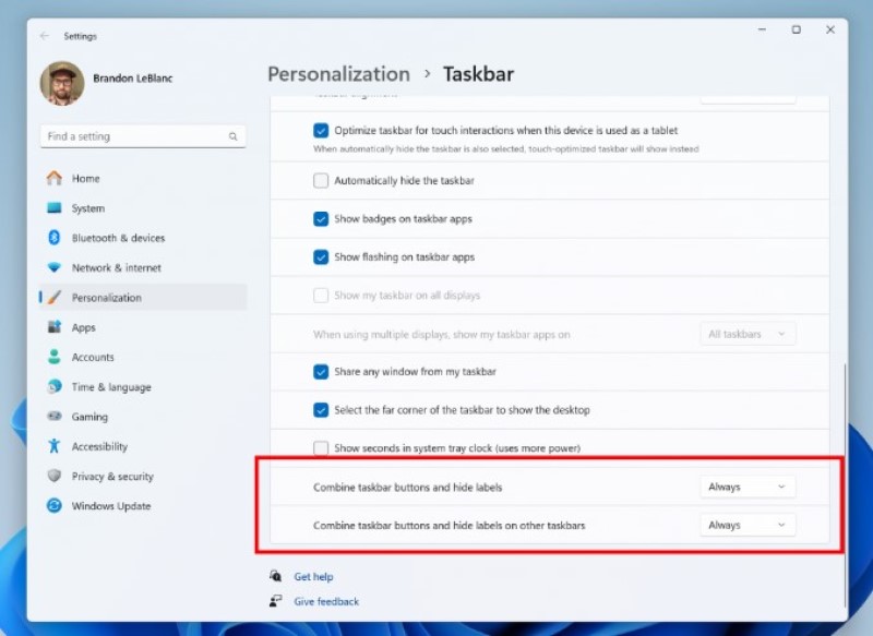 Windows 11 Insider Preview Task Manager