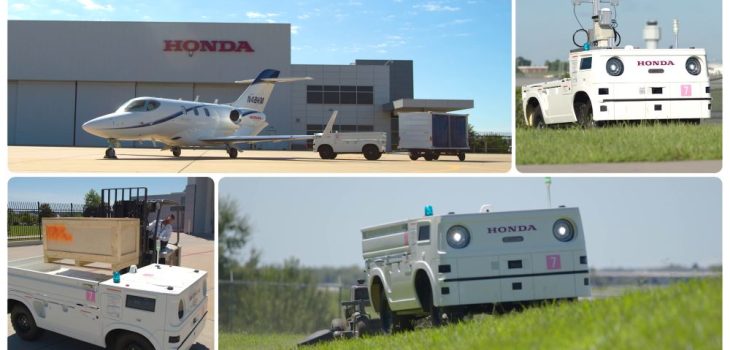 Honda presenta un innovador Vehículo de Trabajo Autónomo AWV para aeródromos