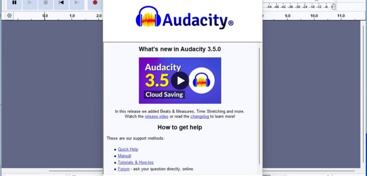 Audacity 3.5: Un vistazo a la última actualización