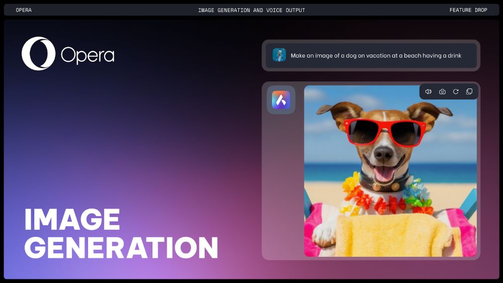Opera Anuncia Innovaciones en Generación de Imágenes y Voz para su Asistente Aria