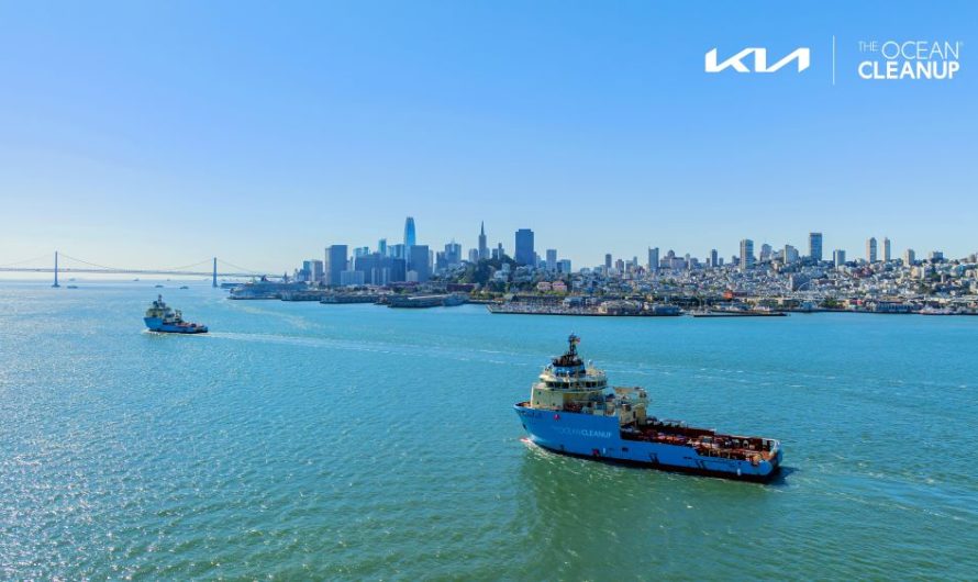 Kia y The Ocean Cleanup celebran logros y planifican limpiar el GPGP