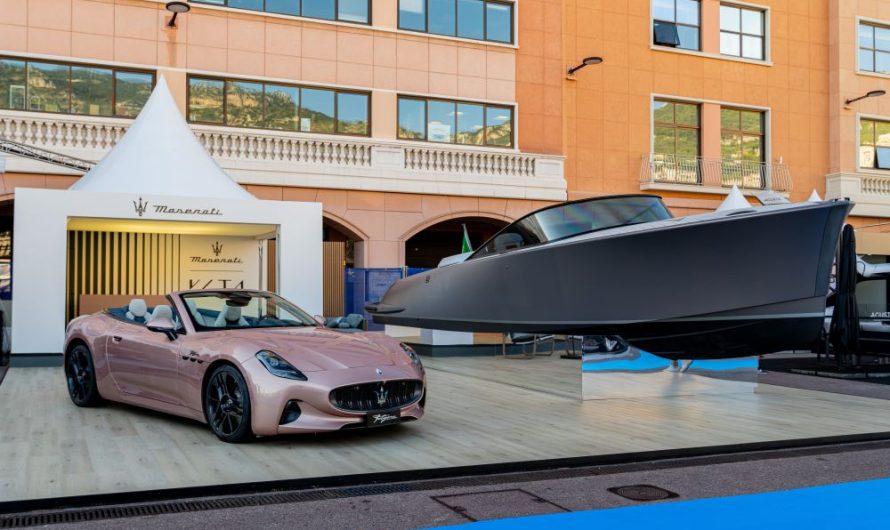 Maserati debutó en el Monaco Yacht Show 2024 con el TRIDENTE y el GranCabrio Folgore