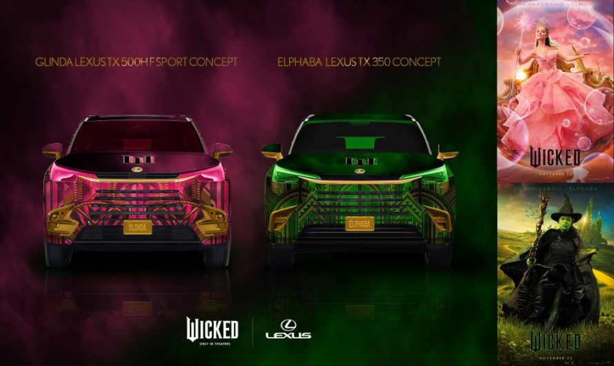 Los Lexus TX Inspirados en la Película “Wicked” Fueron Presentados en Los Ángeles