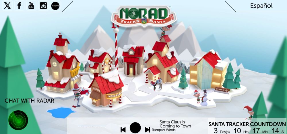 NORAD Tracks Santa