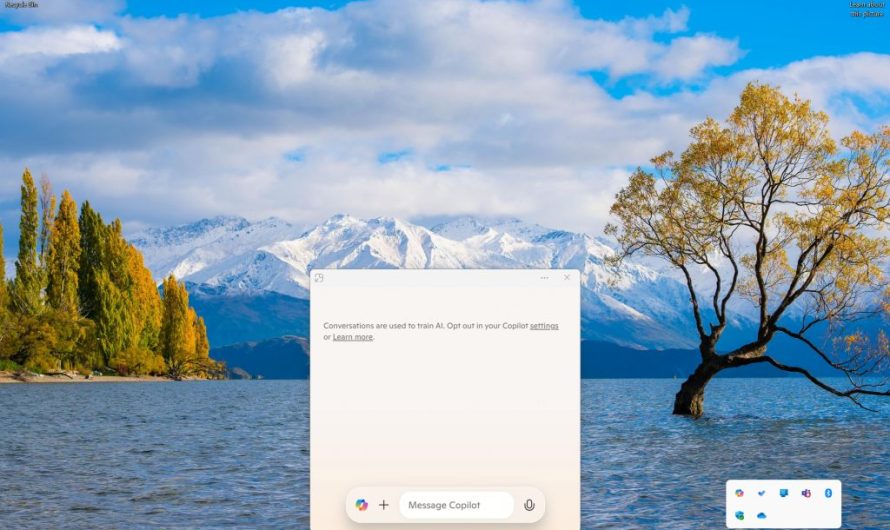 Copilot para Windows: Lanzan Nueva Aplicación Nativa en Reemplazo de Aplicación Web