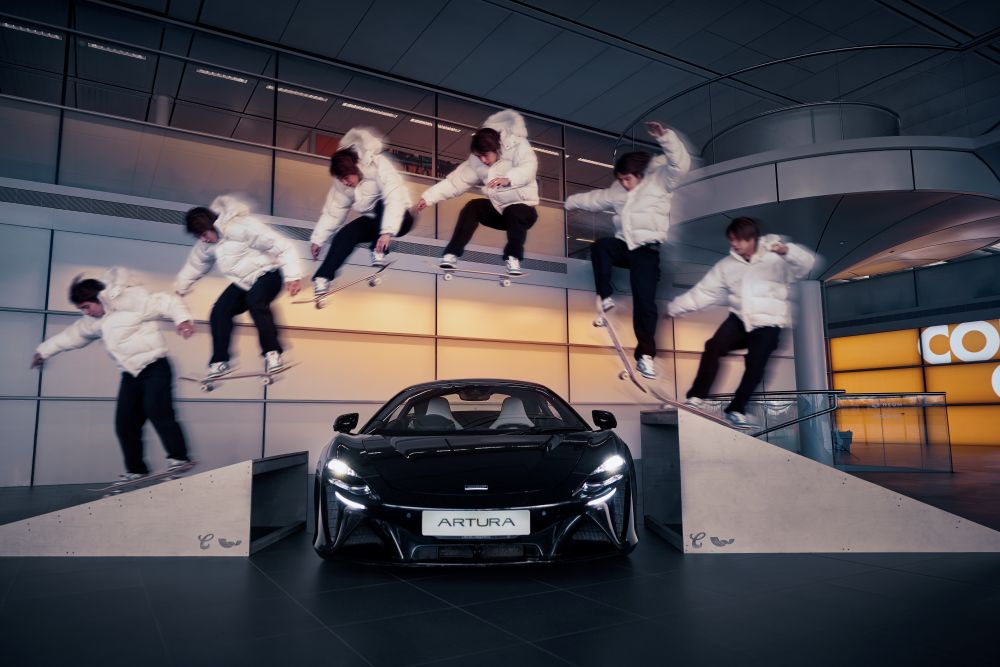 Yuto Horigome visita McLaren: cuando el skate y la velocidad se fusionan [Vídeo]